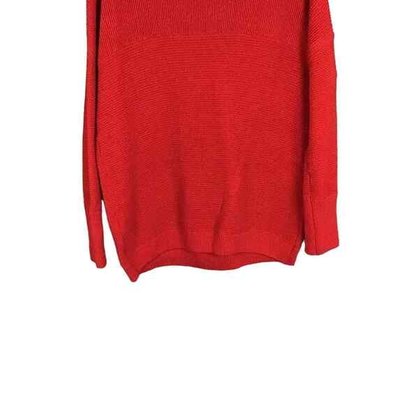 RDI Womens XL Sweater Red Ribbed Turtleneck Pullover Long Sleeve Soft Knit - Picture 14 of 14